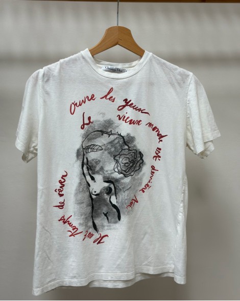 Triko dámské Christian Dior bílé 